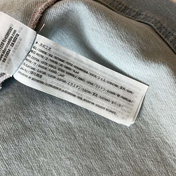 Cool light blue denim jean shacket jacket - Picture 3 of 3